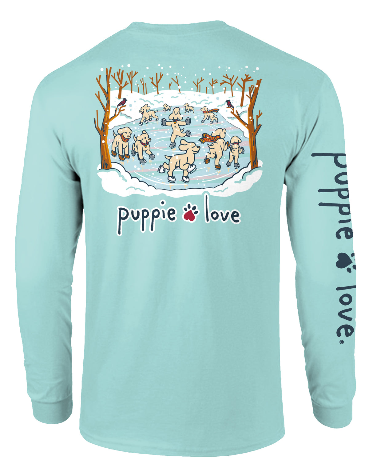 ICE SKATING PUPS, ADULT LS