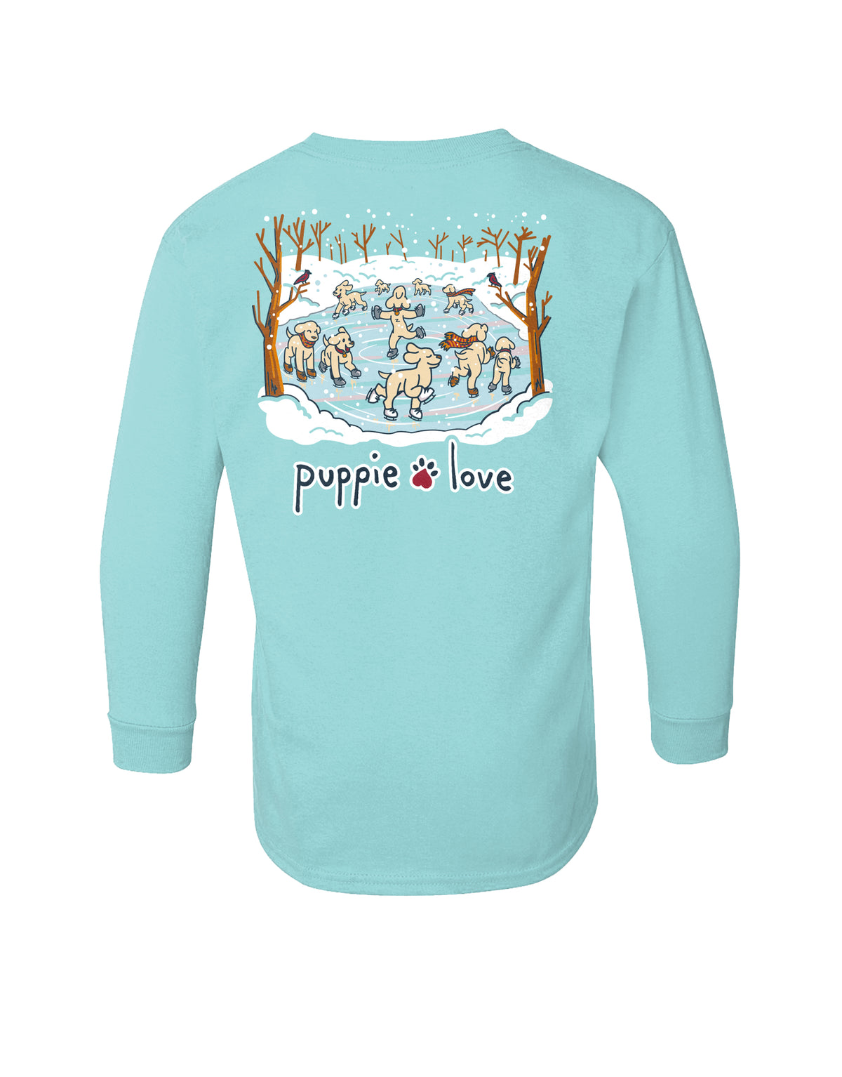 ICE SKATING PUPS, YOUTH LS