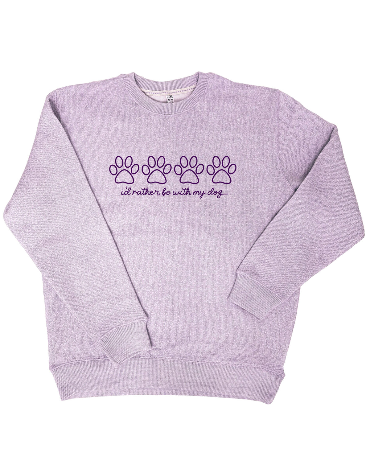 I'D RATHER BE WITH MY DOG, NANTUCKET CREWNECK