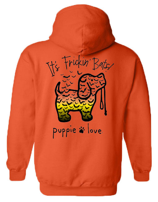 IT'S FRICKIN' BATS! PUP, ADULT HOODIE - Puppie Love