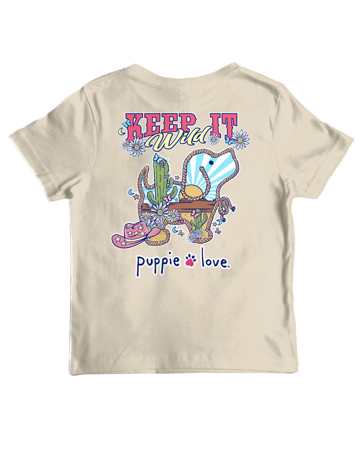 KEEP IT WILD PUP, YOUTH SS NATURAL