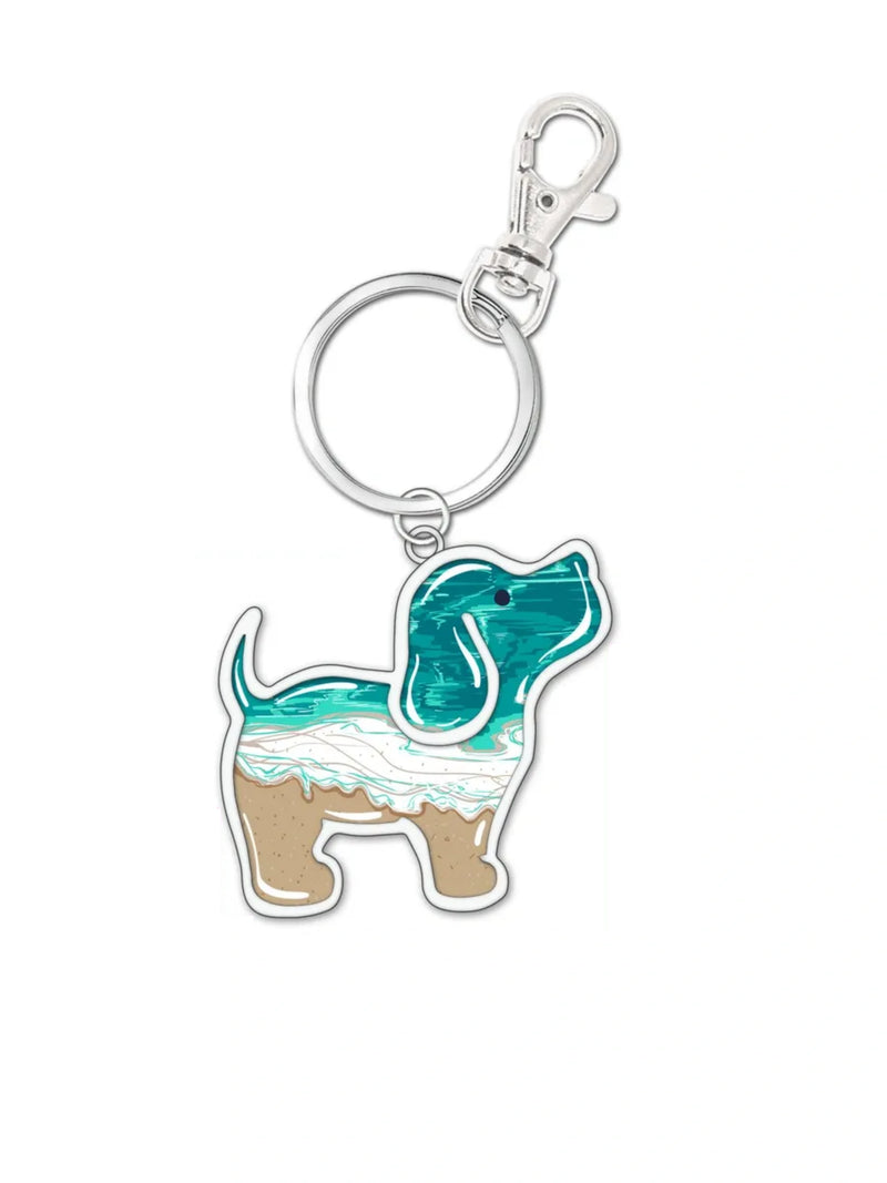 BEACH PUP KEY RING - Puppie Love