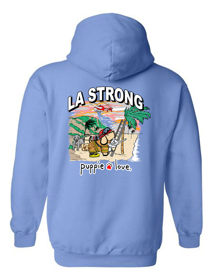 LA STRONG RESCUE PUP, ADULT HOODIE - Puppie Love