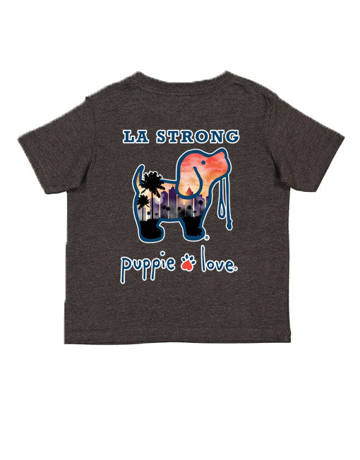 LA STRONG SKYLINE PUP, TODDLER SS (PRE-ORDER, SHIPS IN 1 WEEK) - Puppie Love