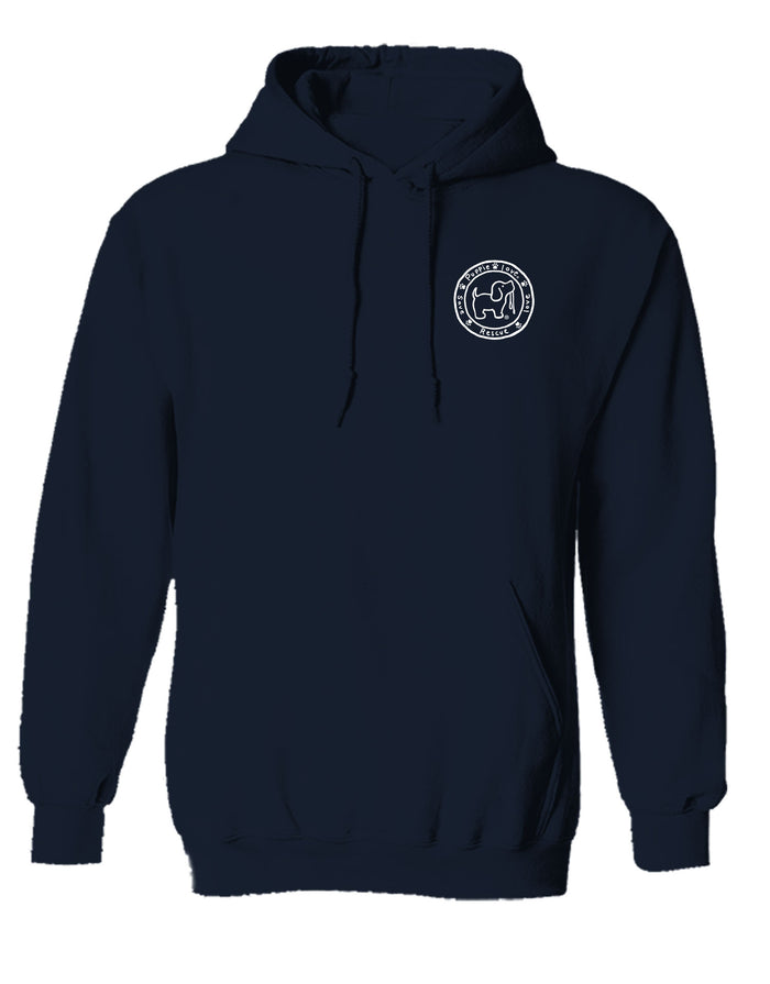 LX FOOTBALL PUPS, ADULT HOODIE