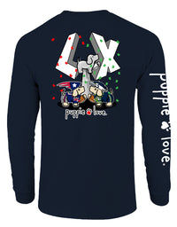 LX FOOTBALL PUPS, ADULT LS - Puppie Love