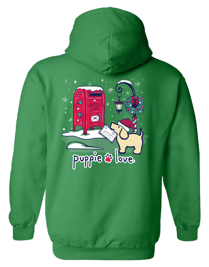 LETTERS TO SANTA PUP, ADULT HOODIE