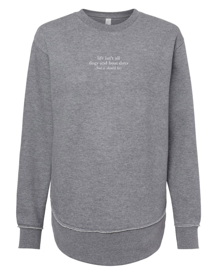 DOGS AND BOAT DAYS, CREWNECK