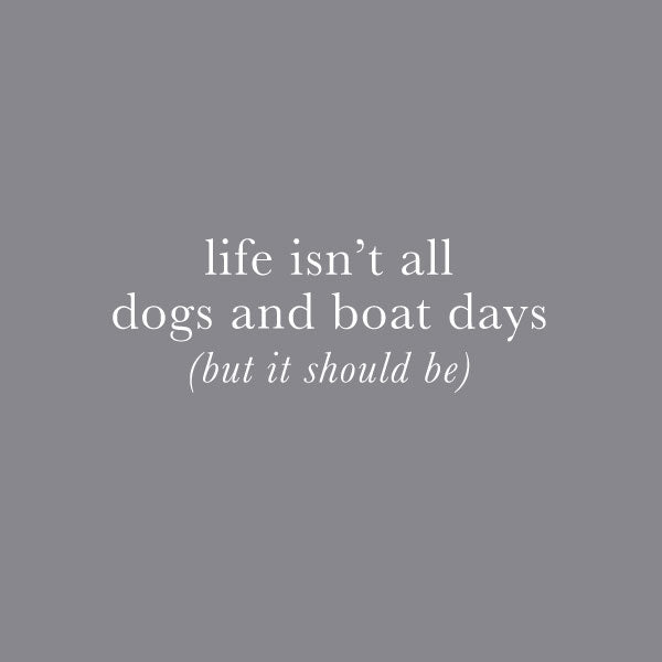 DOGS AND BOAT DAYS, CREWNECK