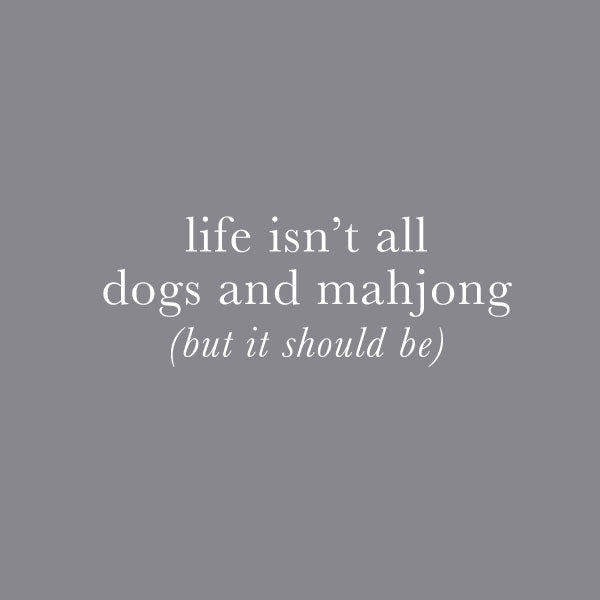 DOGS AND MAHJONG, CREWNECK