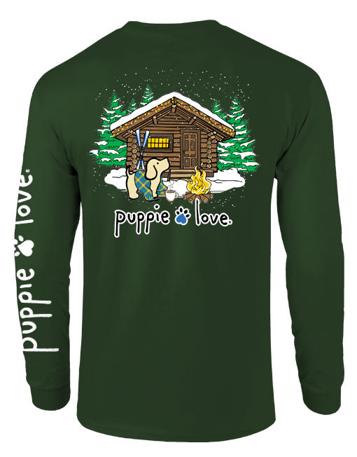 LOG CABIN PUP, ADULT LS - Puppie Love