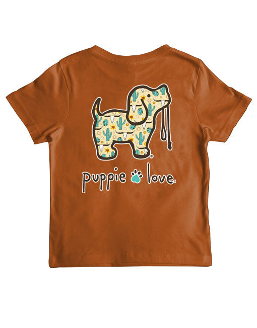 LONGHORN PATTERN PUP, YOUTH SS - Puppie Love