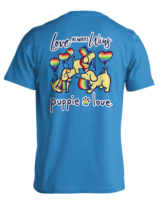 LOVE ALWAYS WINS PUPS (PRINTED TO ORDER) - Puppie Love