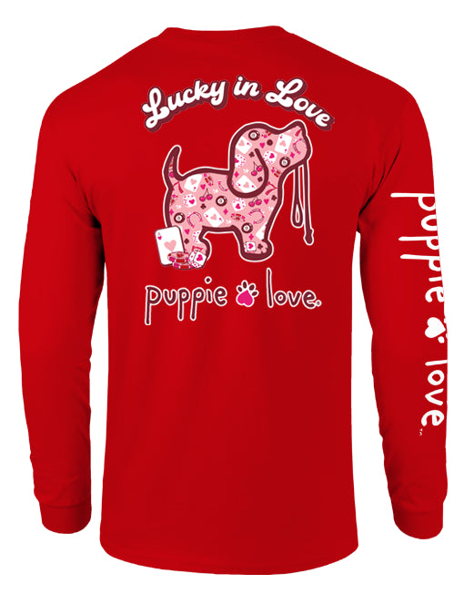 LUCKY IN LOVE PUP, ADULT LS - Puppie Love