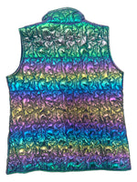 METALLIC QUILTED VEST, IRIDESCENT - Puppie Love