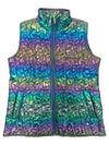 METALLIC QUILTED VEST, IRIDESCENT - Puppie Love