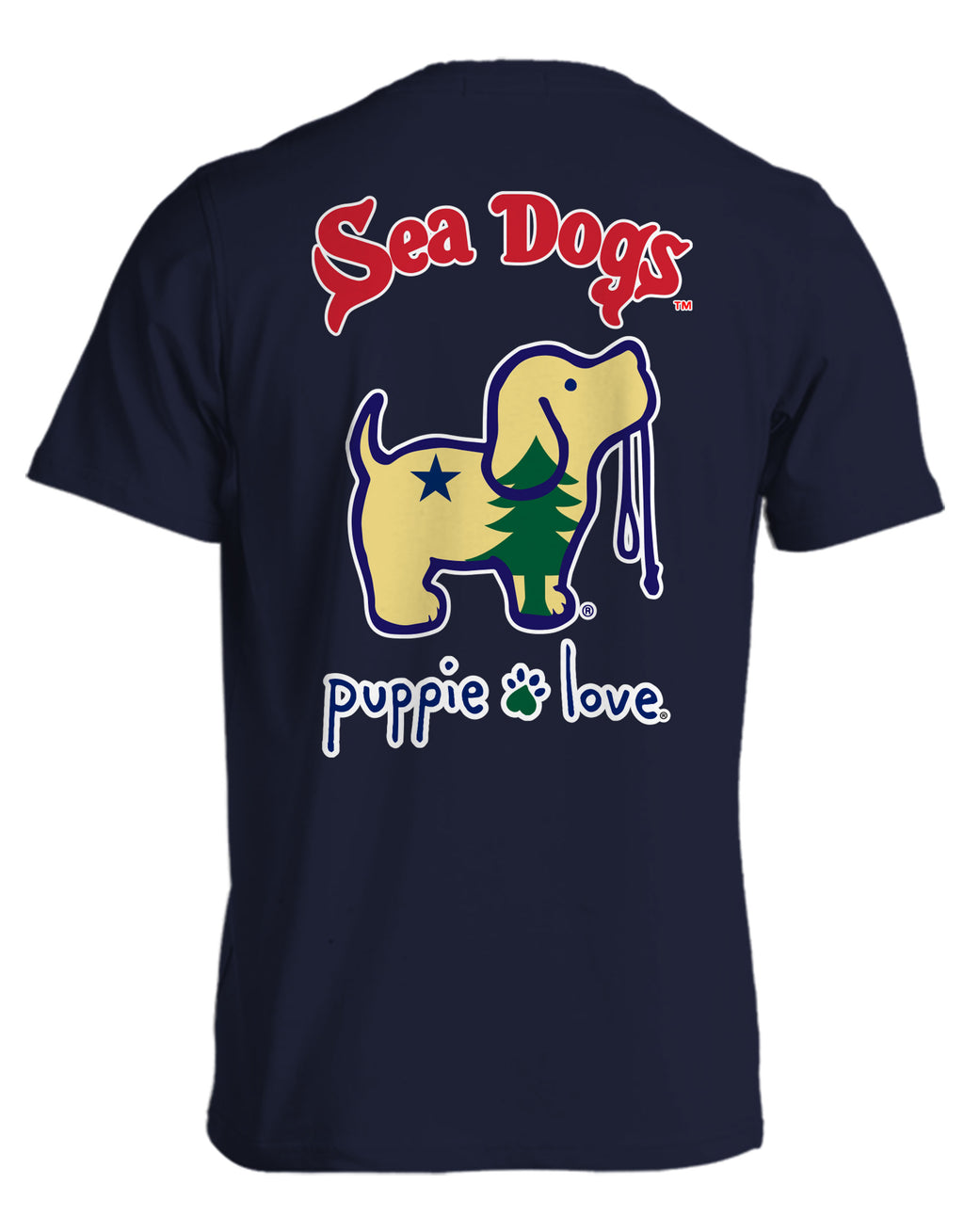 PORTLAND SEA DOGS MAINE FLAG PUP (PRINTED TO ORDER) - Puppie Love