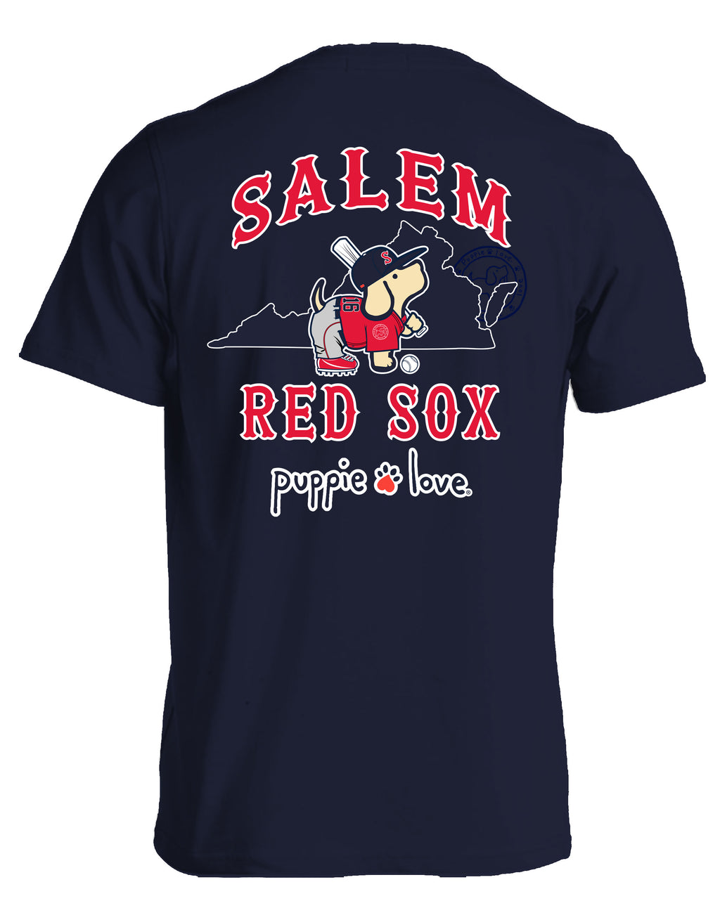 SALEM RED SOX BASEBALL PUP (PRINTED TO ORDER) - Puppie Love