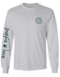 MOUNTAIN BIKER PUP, ADULT LS PUPPIE LOVE