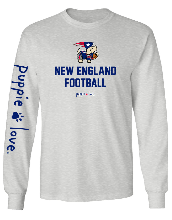 NEW ENGLAND FOOTBALL PUP, ADULT LS