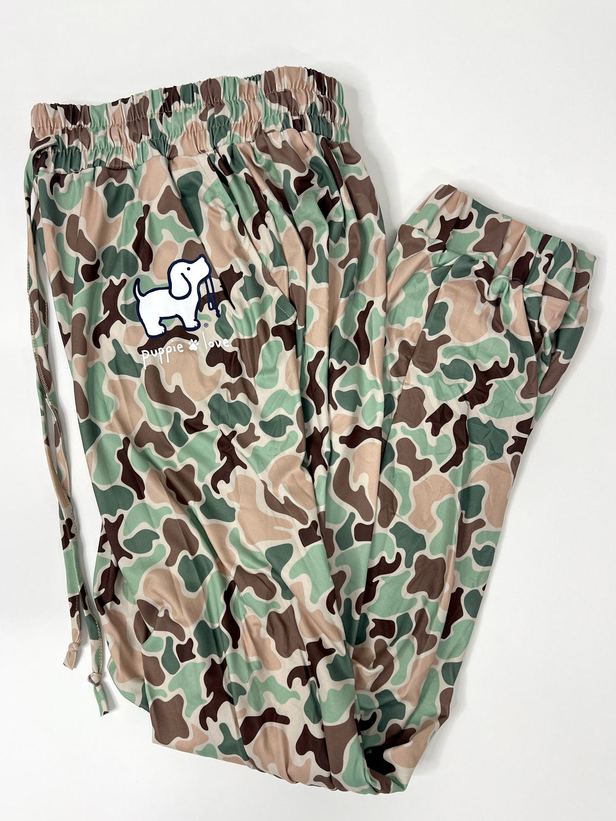 OLD SCHOOL CAMO PUP LOUNGE PANTS
