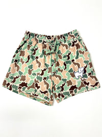 OLD SCHOOL CAMO PUP LOUNGE SHORTS