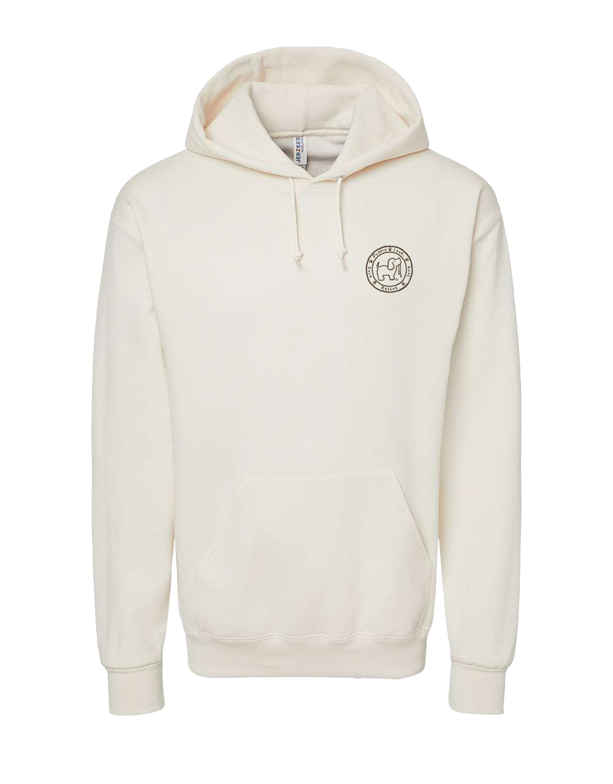 OLD SCHOOL CAMO PUP, ADULT HOODIE - Puppie Love