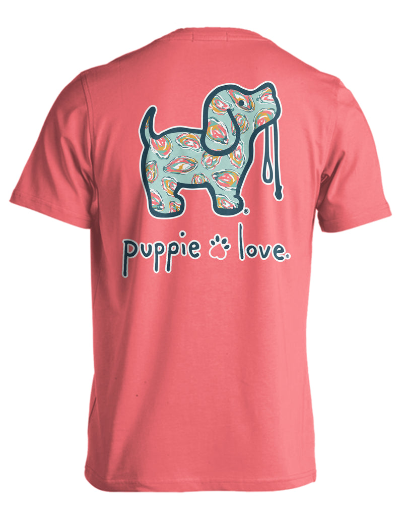PAINTED OYSTER PUP PUPPIE LOVE