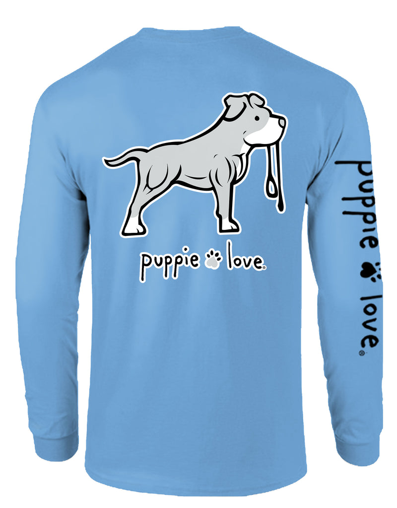 PITBULL PUP, ADULT LS (PRINTED TO ORDER) - Puppie Love