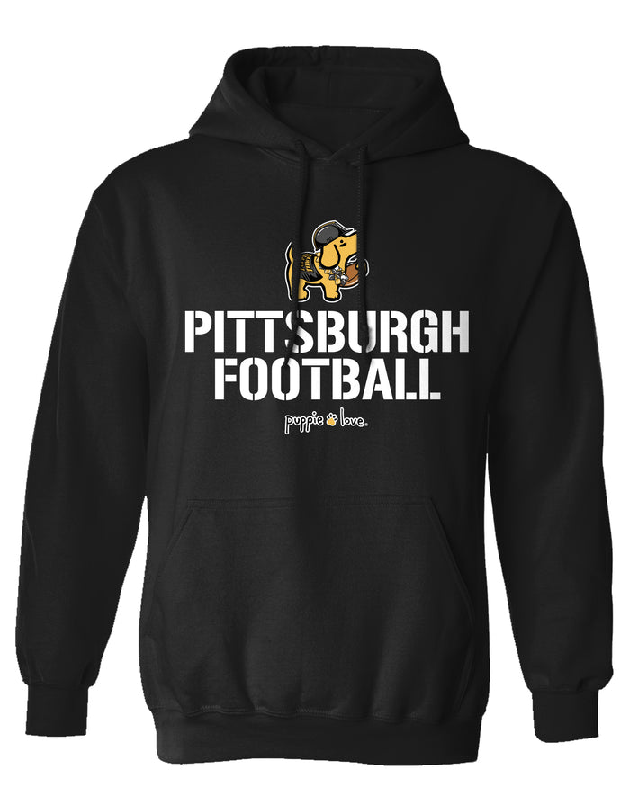 PITTSBURGH FOOTBALL PUP, ADULT HOODIE