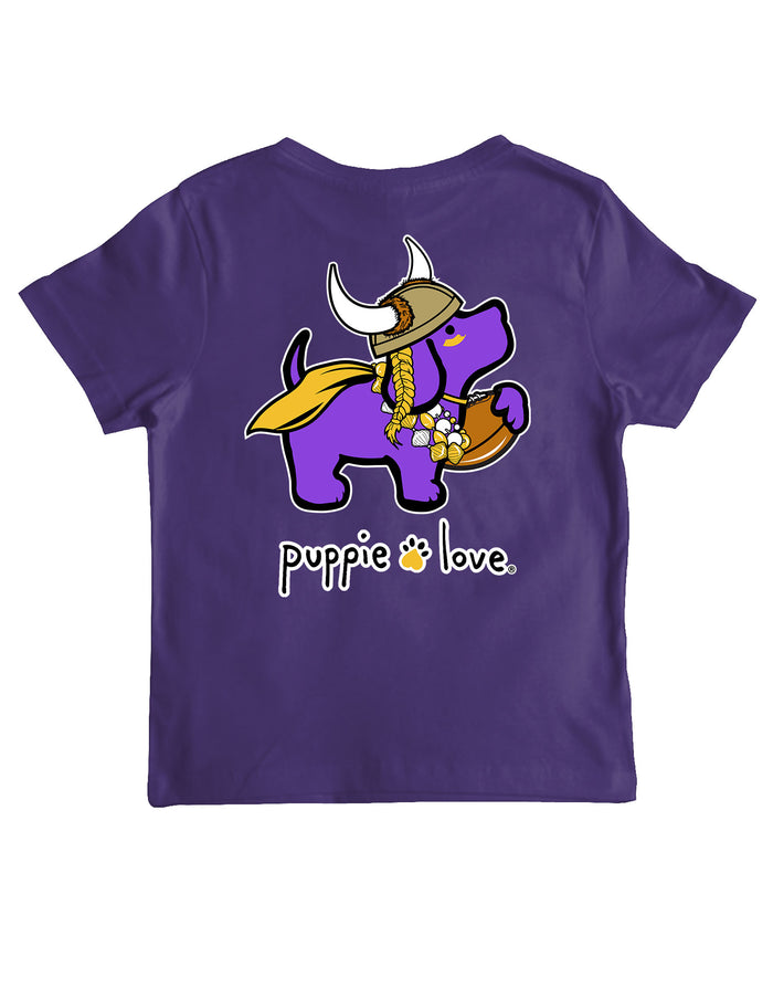 PURPLE AND GOLD MASCOT PUP, YOUTH SS