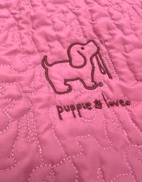 QUILTED JACKET, PINK - Puppie Love