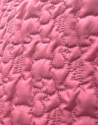 QUILTED JACKET, PINK - Puppie Love