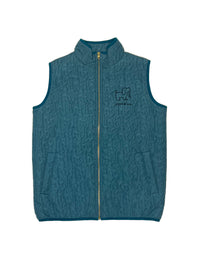 QUILTED VEST, TEAL - Puppie Love