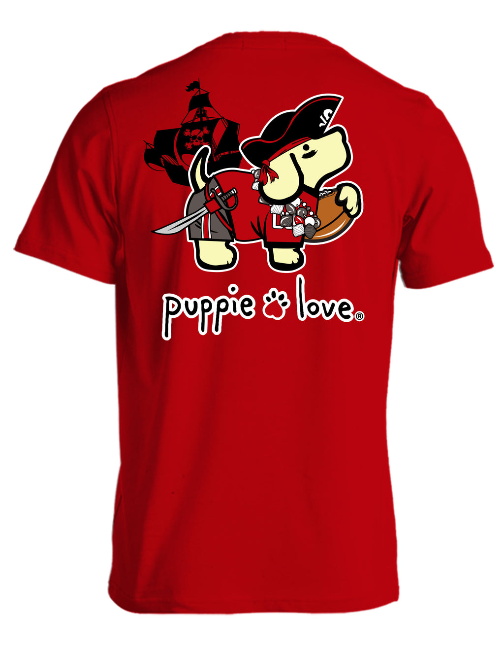 RED AND BLACK MASCOT PUP - Puppie Love