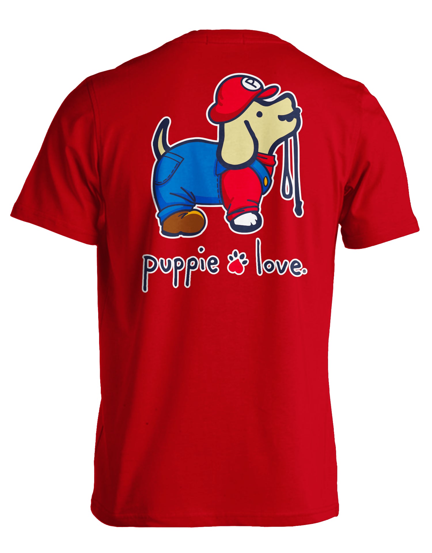 AQUX ポロパン Puppy Logo Guard Polo Red M Red Brother Dog Shirt - Gaming Pup Tee | Puppie Love
