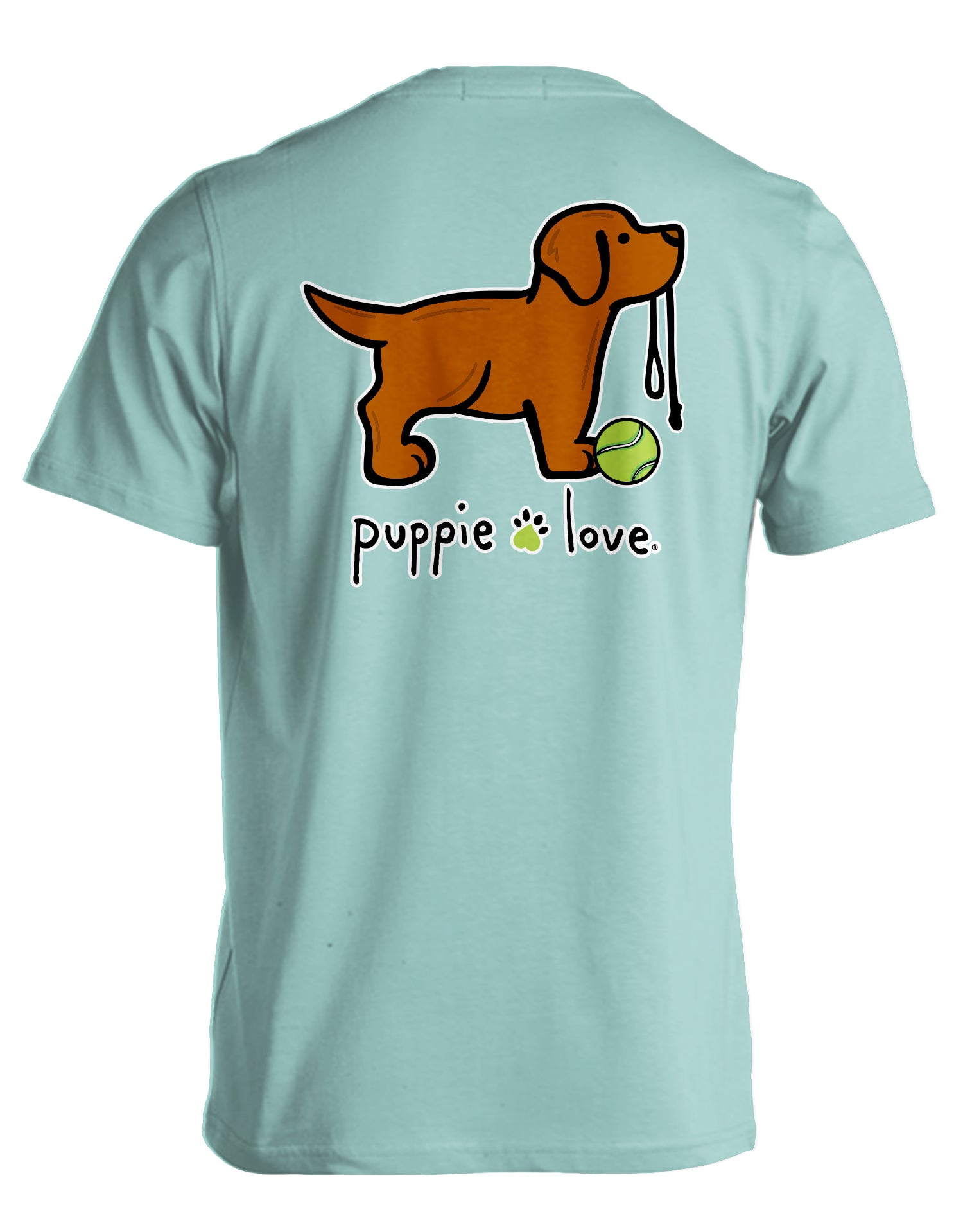 Red Fox Lab Pup T-Shirt - Labrador Dog Tee | Puppie Love