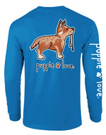 RED HEELER PUP, ADULT LS (PRINTED TO ORDER) - Puppie Love