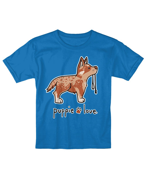 RED HEELER PUP, YOUTH SS (PRINTED TO ORDER) - Puppie Love