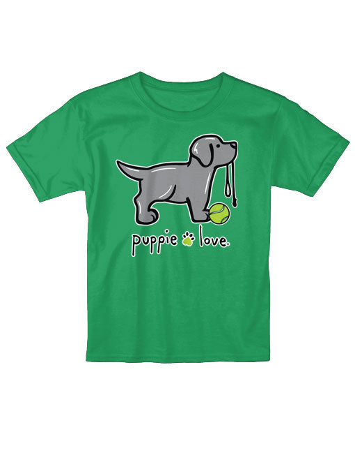 SILVER LAB PUP, YOUTH SS (PRINTED TO ORDER) - Puppie Love