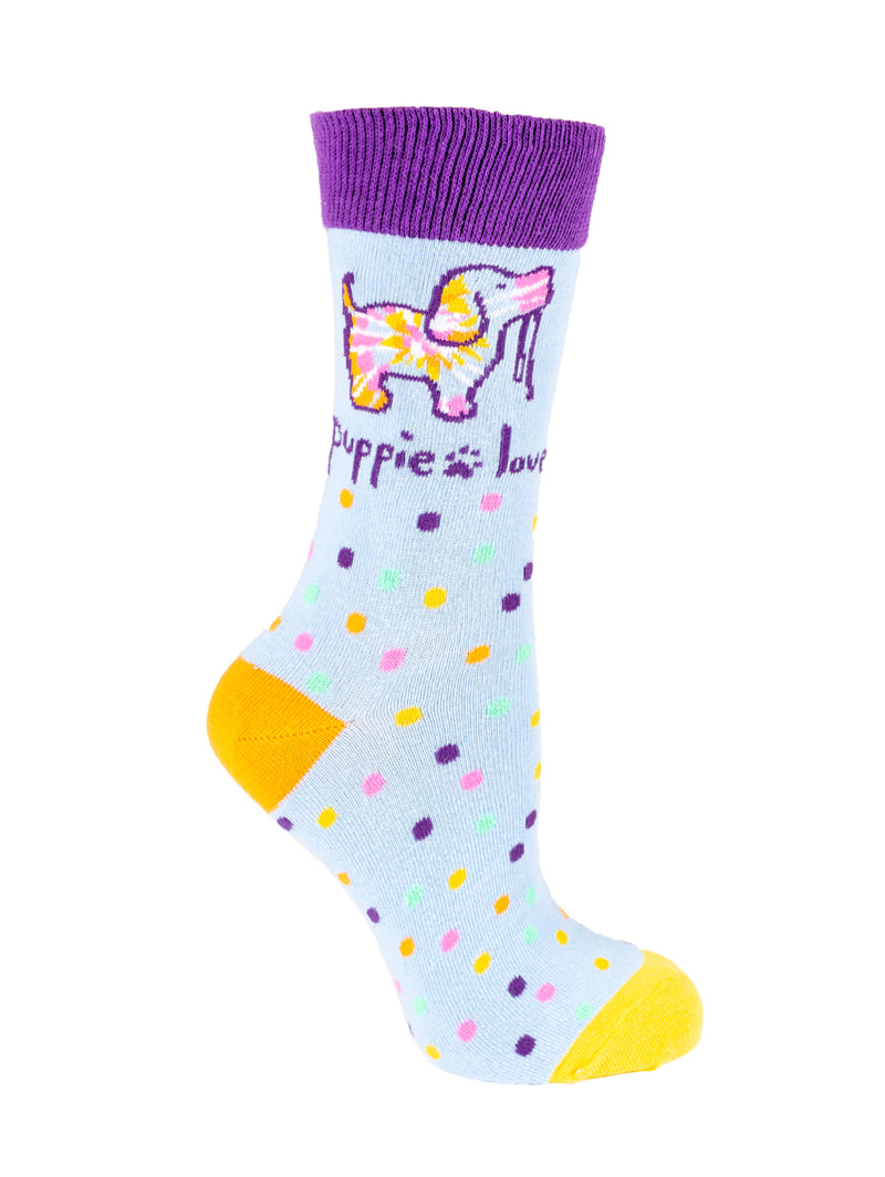 ADULT CREW SOCK, TIE DYE - Puppie Love