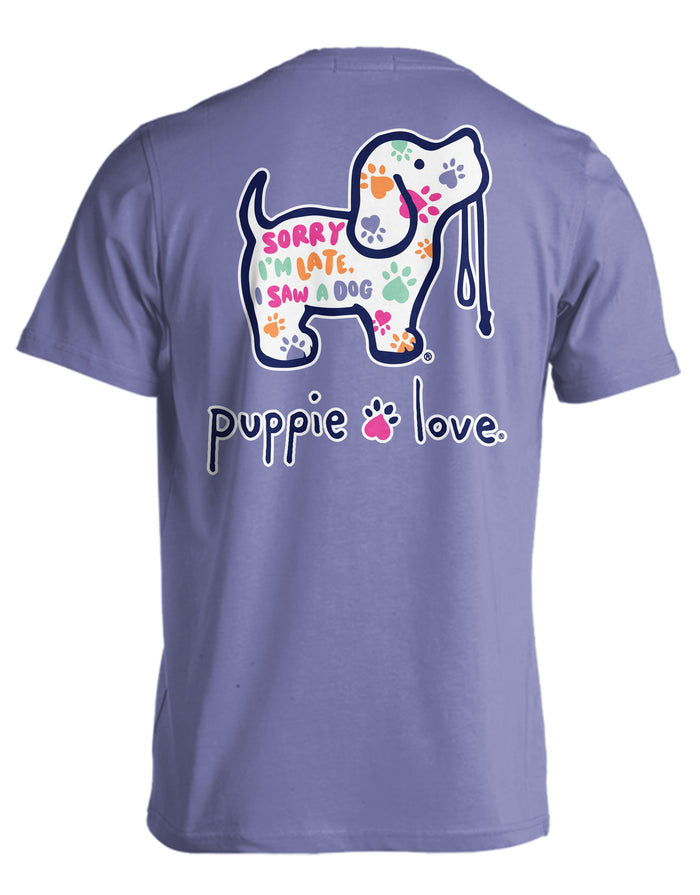 SORRY I'M LATE PATTERN PUP (4XL)
