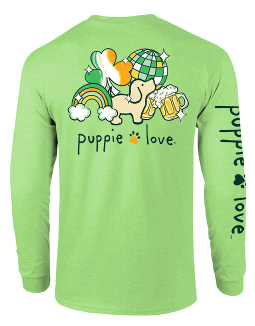 ST. PATRICK'S ICONS PUP, ADULT LS (PRE-ORDER, SHIPS IN 2 WEEKS) - Puppie Love