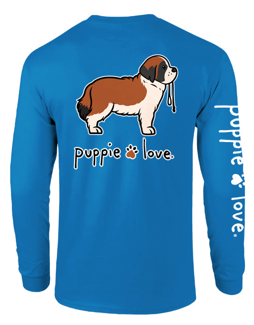 ST. BERNARD PUP, ADULT LS (PRINTED TO ORDER)