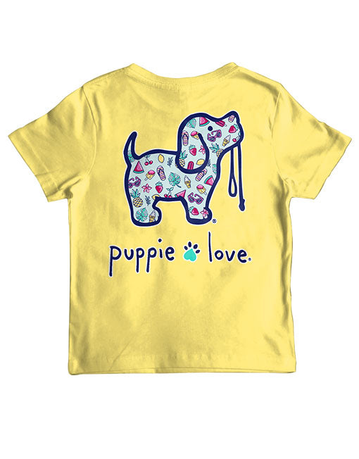 SUMMER PATTERN PUP, YOUTH SS - Puppie Love