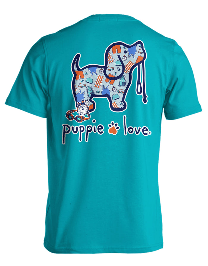 SWIMMING PUP PUPPIE LOVE