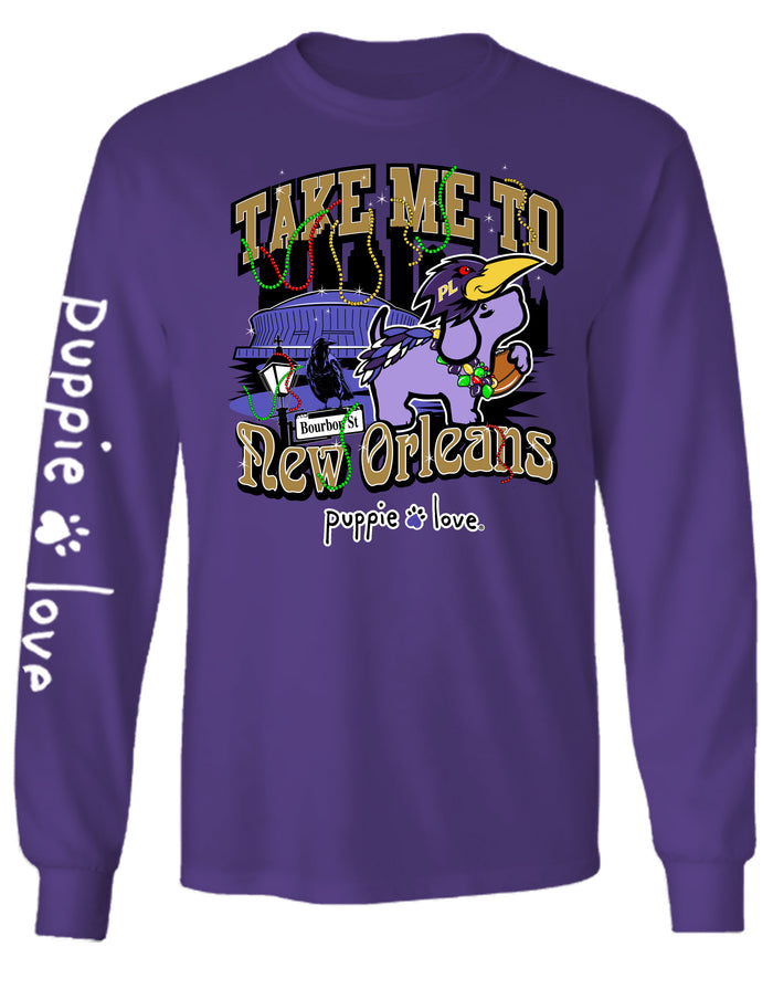 TAKE ME TO NEW ORLEANS PUP, ADULT LS - Puppie Love