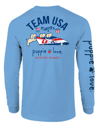 TEAM USA BOBSLED PUP, ADULT LS - Puppie Love