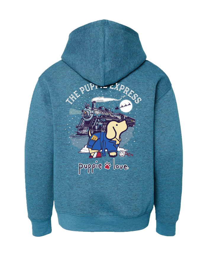 THE PUPPIE EXPRESS, YOUTH HOODIE