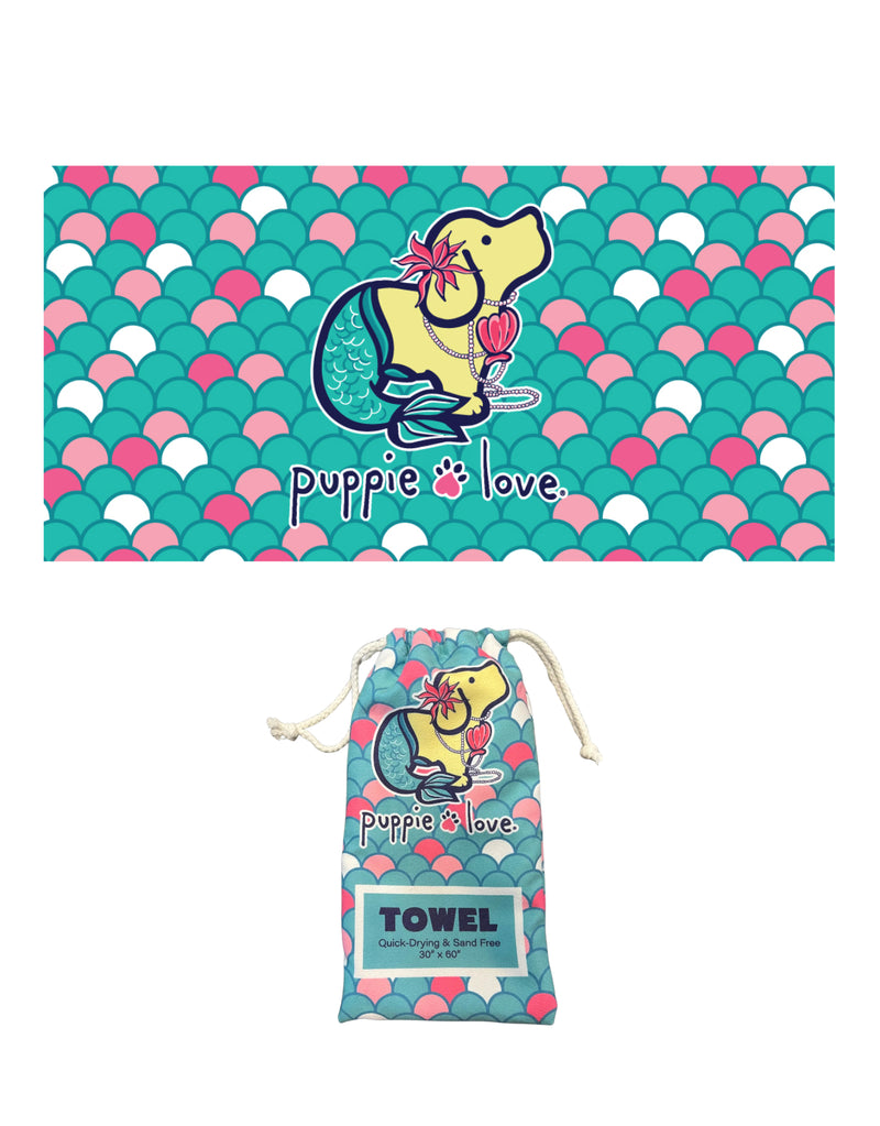 MERMAID PUP TOWEL - Puppie Love